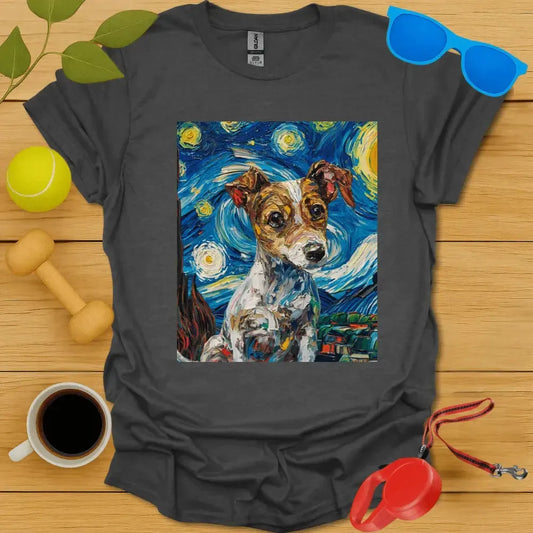 Jack Russell Van Gogh Tee