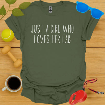 Just A Girl Who Loves Her Lab Tee