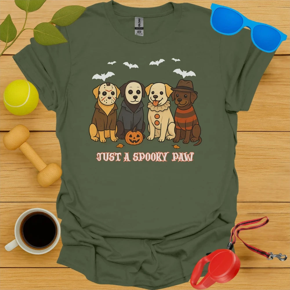 Just A Spooky Paw Lab Tee