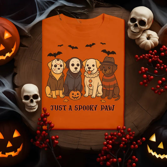 Just A Spooky Paw Lab Tee