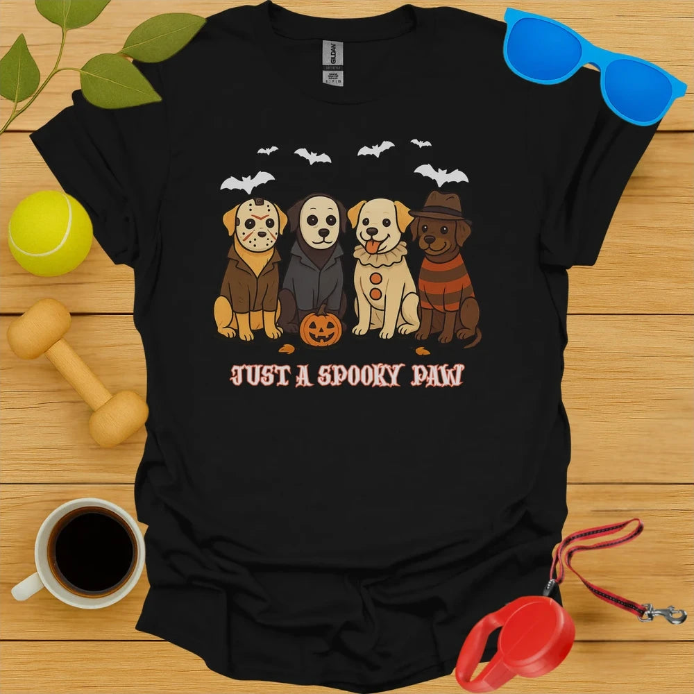 Just A Spooky Paw Lab Tee