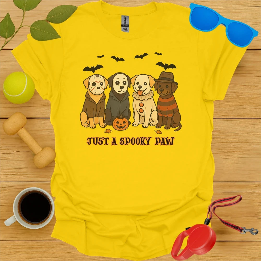 Just A Spooky Paw Lab Tee