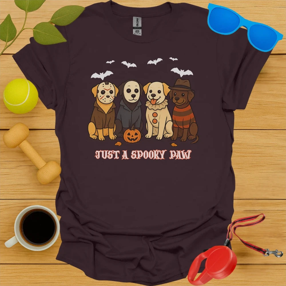 Just A Spooky Paw Lab Tee