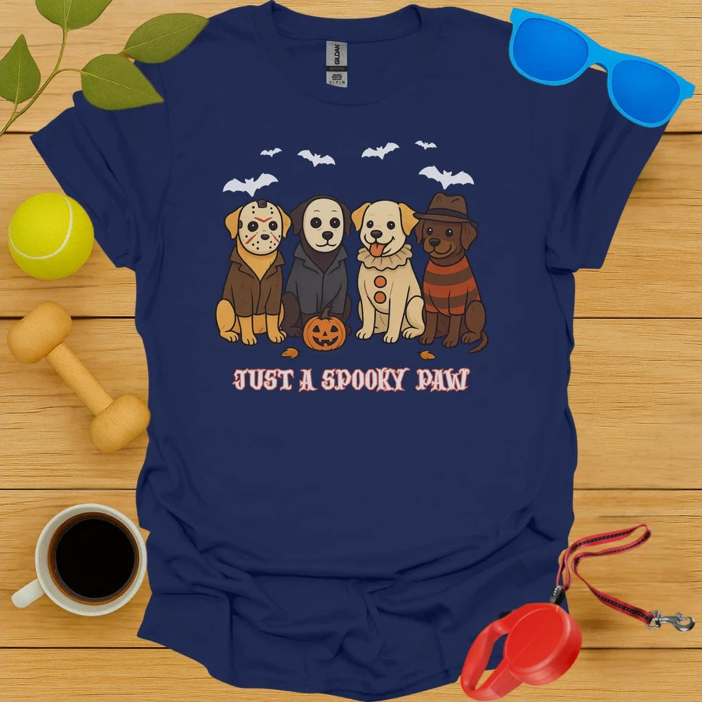 Just A Spooky Paw Lab Tee