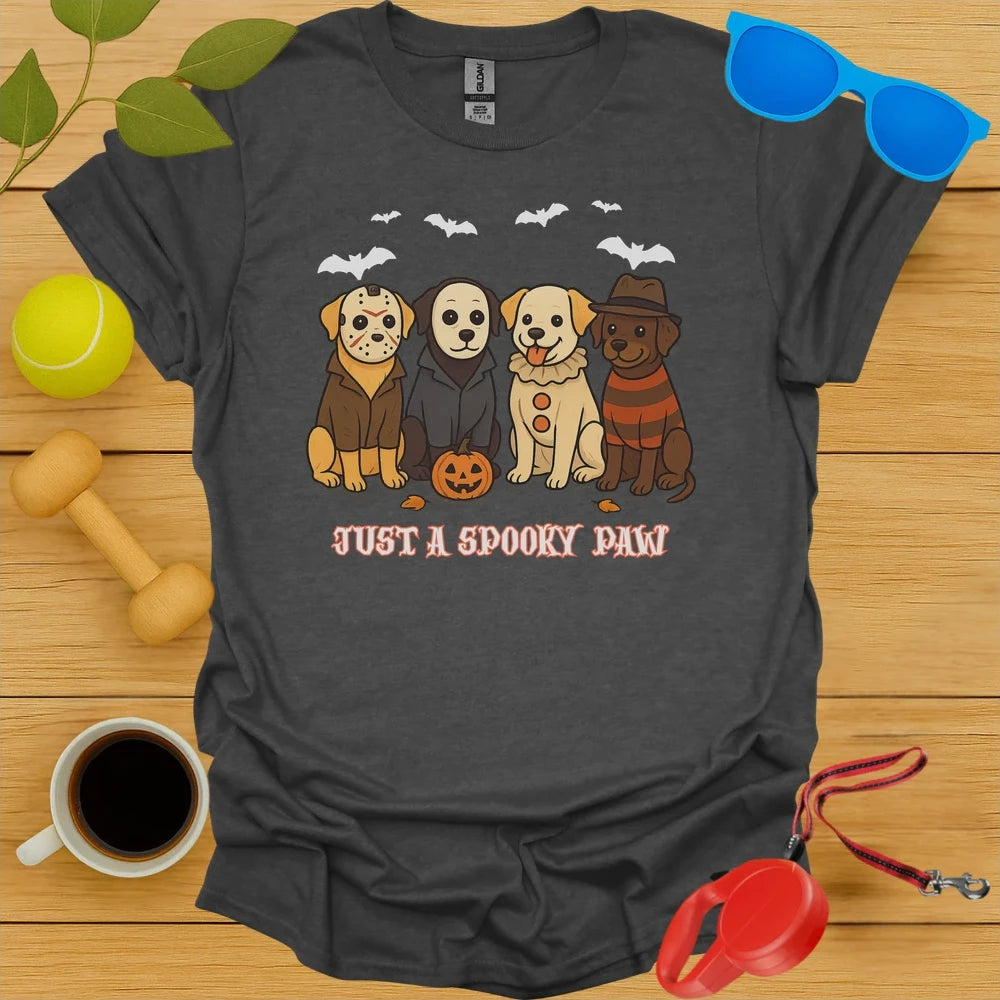 Just A Spooky Paw Lab Tee