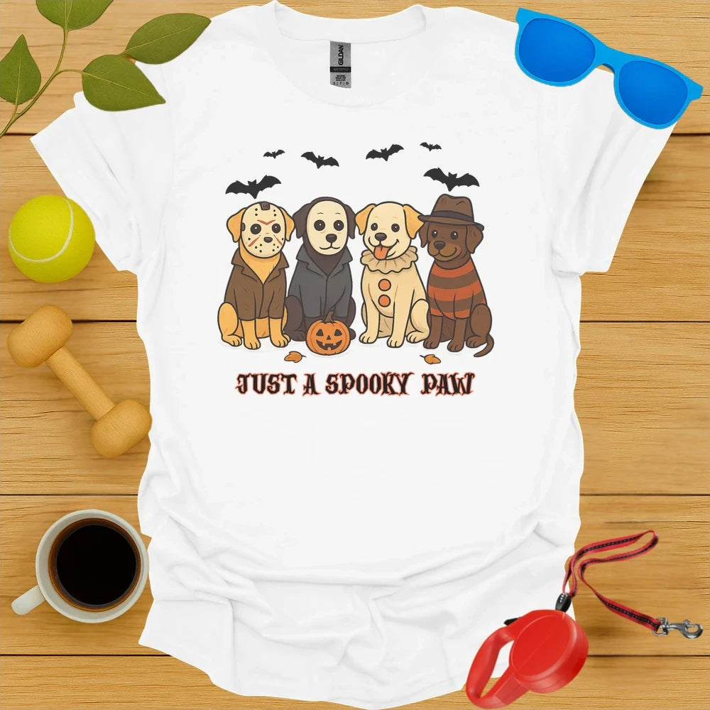 Just A Spooky Paw Lab Tee