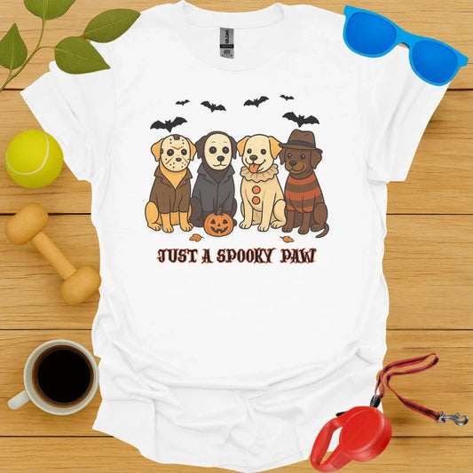 Just A Spooky Paw Lab Tee