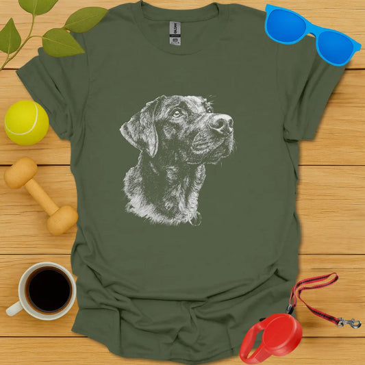 Labradcor Retriever Pen Ink Tee