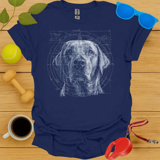 Labrador Retriever Blueprint Tee