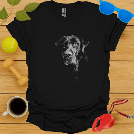 Labrador Retriever Chalk Portrait