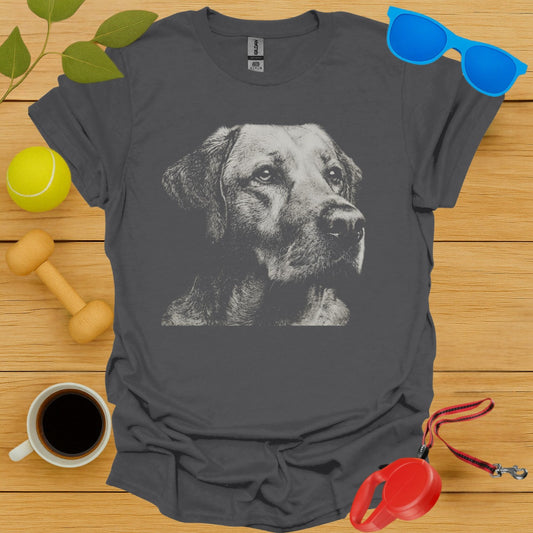 Labrador Retriever Collotype Portrait