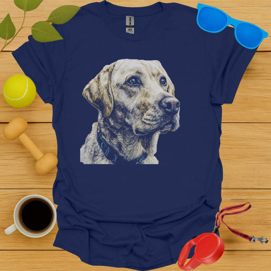 Labrador Retriever Colored Pencil Portrait Tee