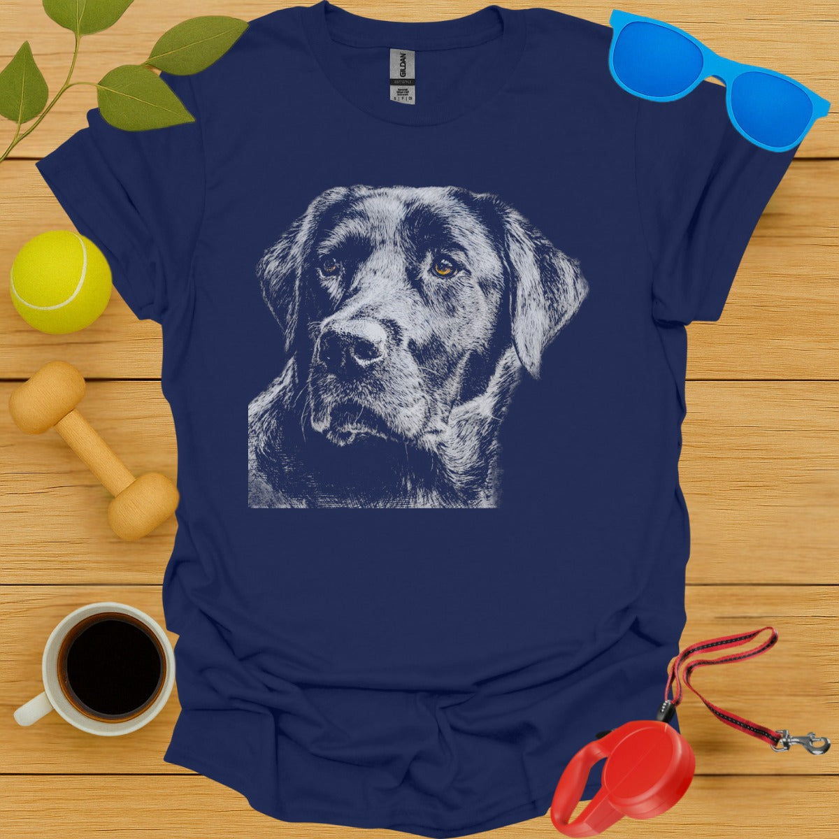 Labrador Retriever Crayon Portrait