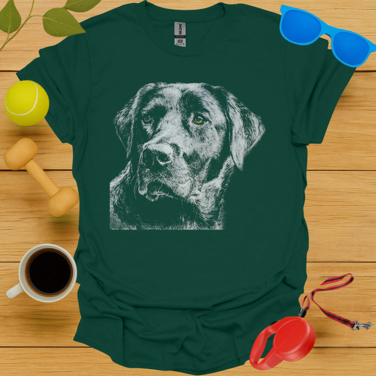 Labrador Retriever Crayon Portrait