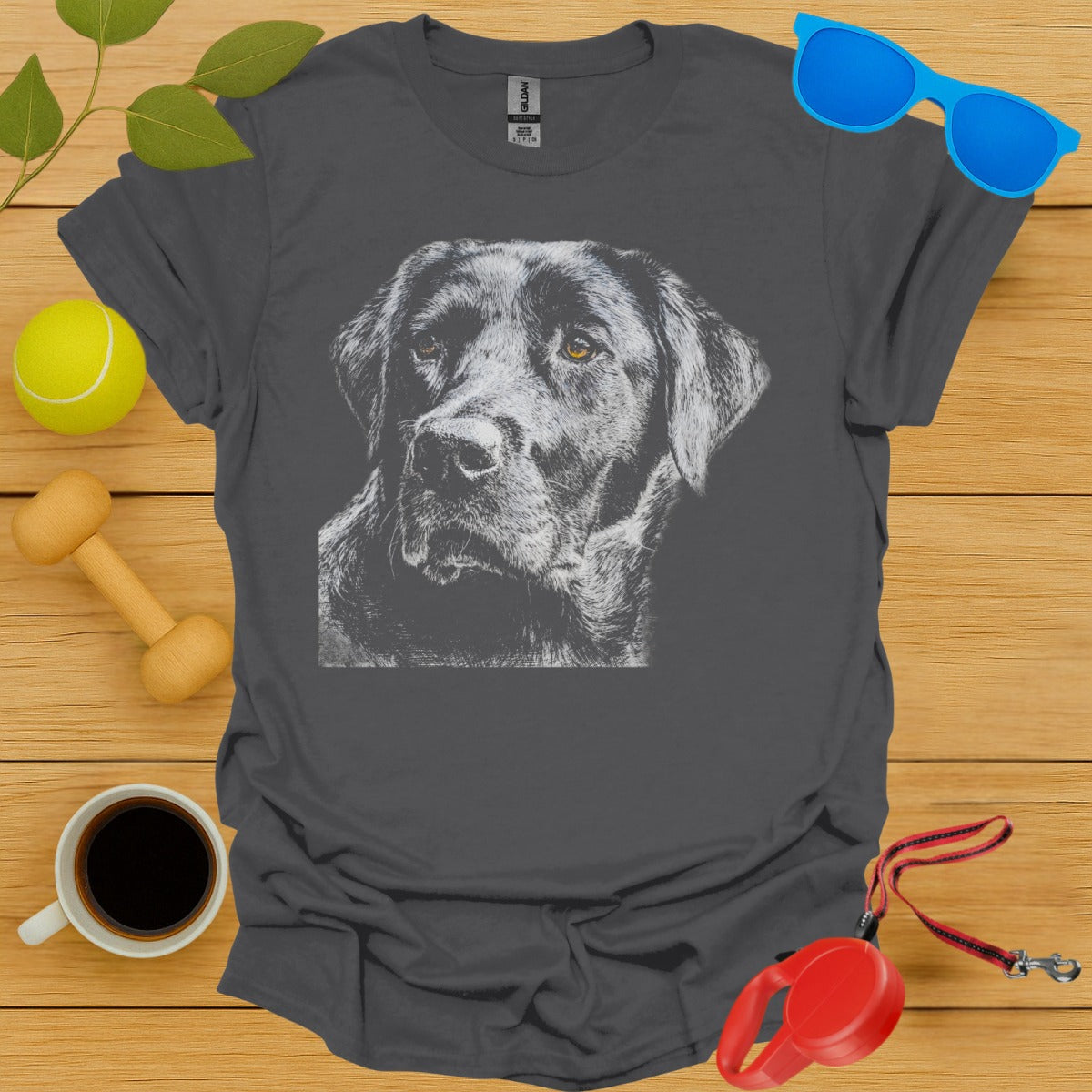 Labrador Retriever Crayon Portrait