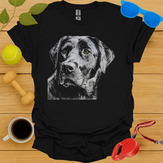 Labrador Retriever Crayon Portrait