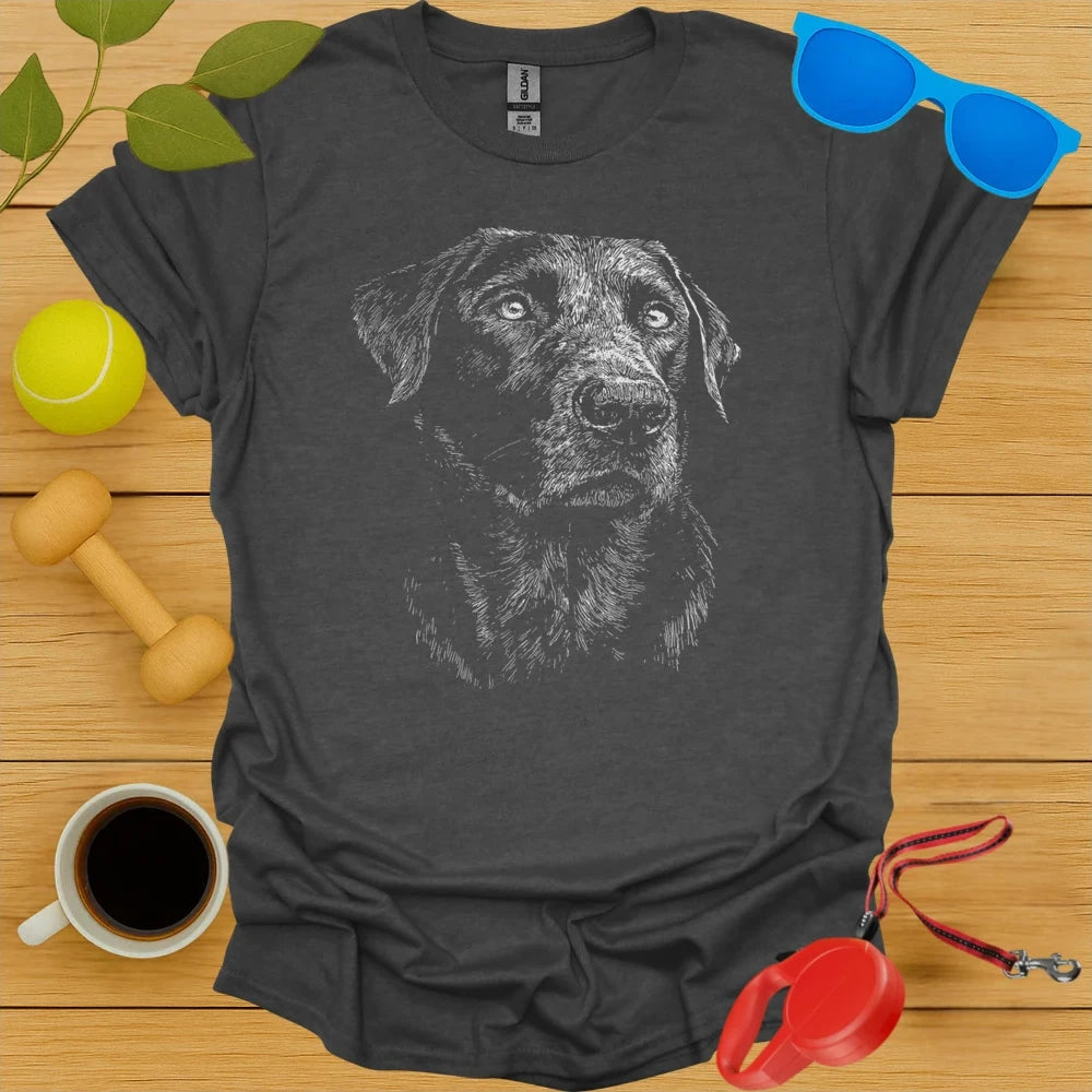 Labrador Retriever Drawing Tee