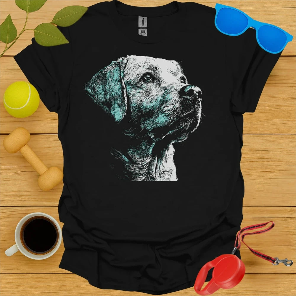 Labrador Retriever Duotone Portrait Tee
