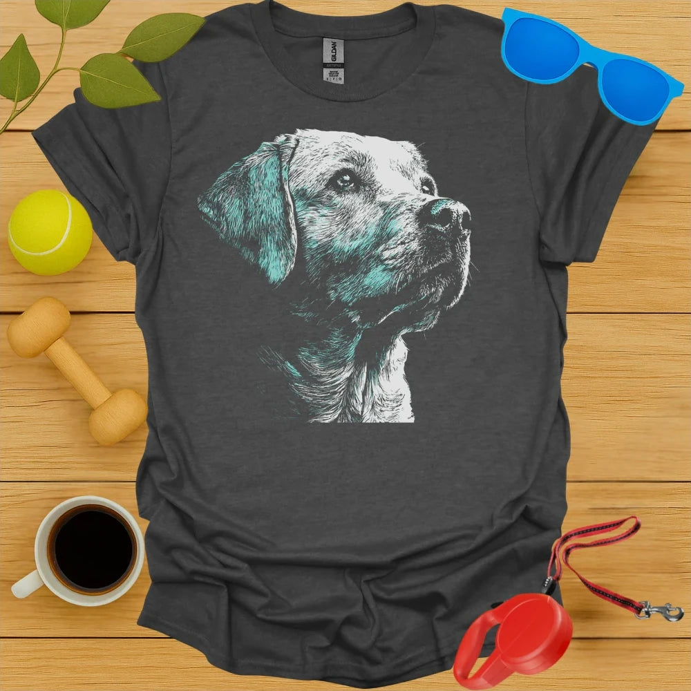Labrador Retriever Duotone Portrait Tee