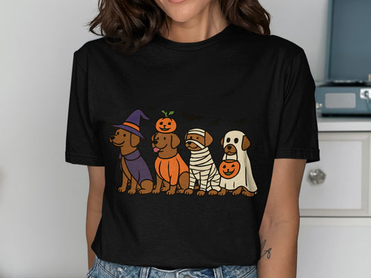 Adorable Halloween Dogs Graphic Tee Shirt product