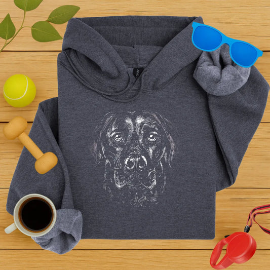 Labrador Retriever Monochrome Hoodie