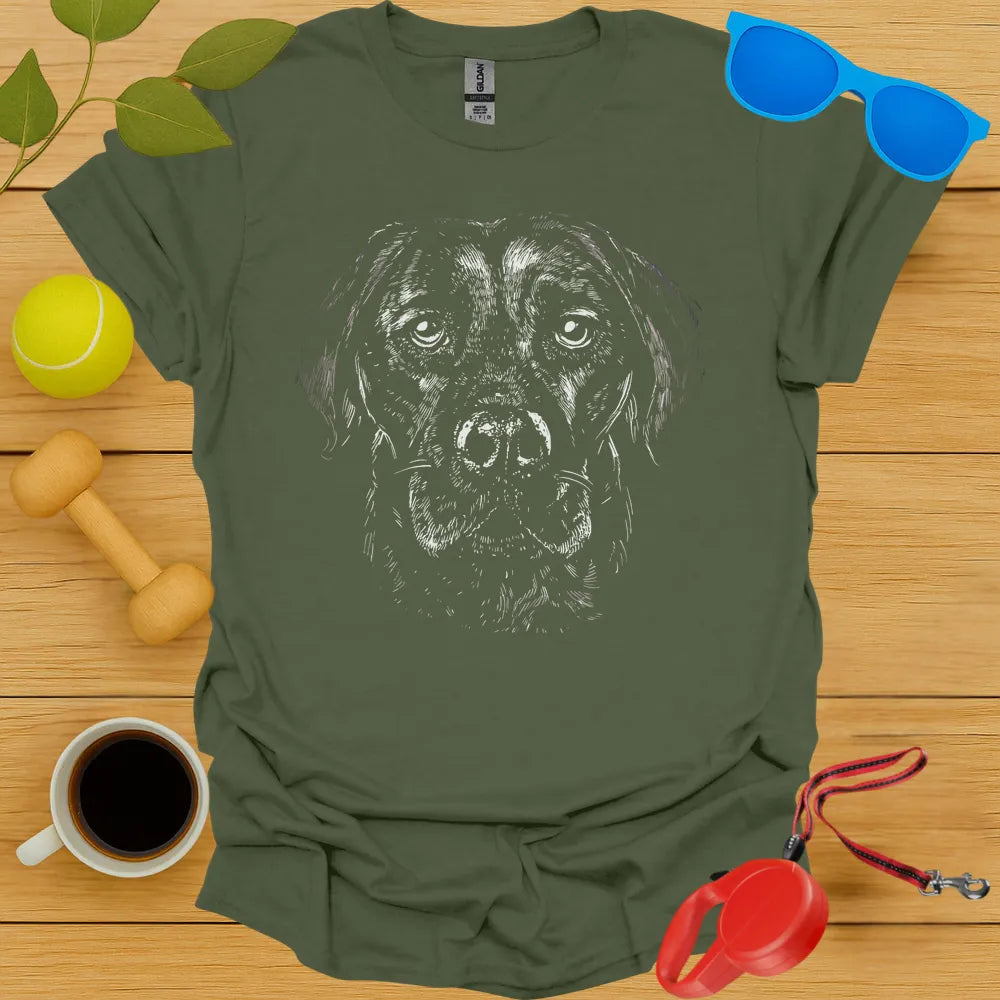 Labrador Retriever Monochrome Shirt