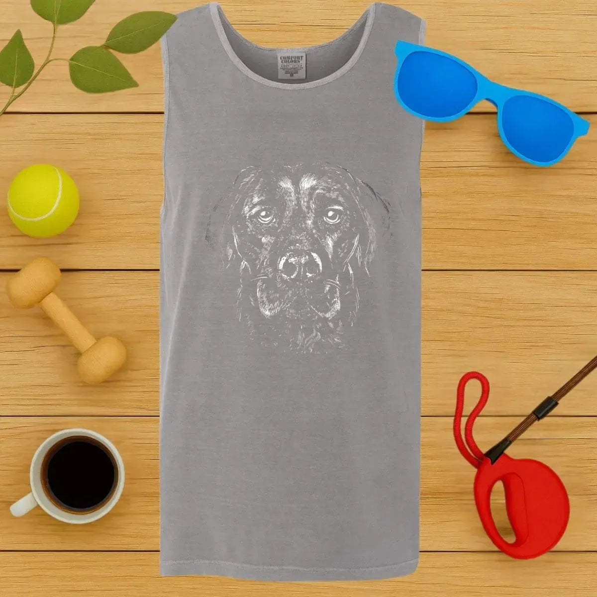 Labrador Retriever Monochrome Tank