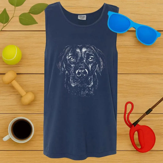 Labrador Retriever Monochrome Tank