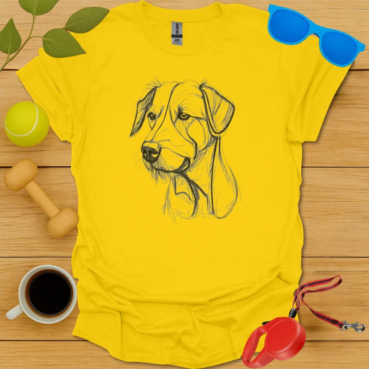 Labrador Retriever Pencil Sketch Tee