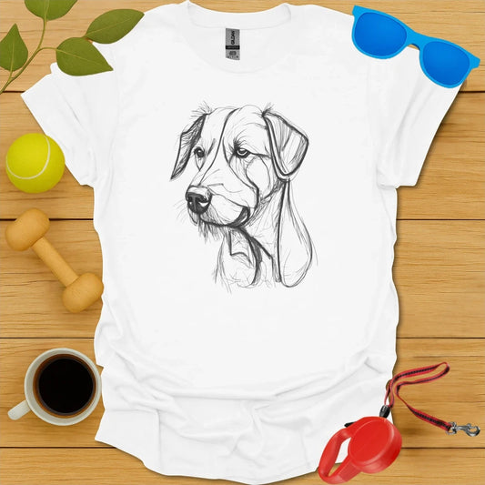 Labrador Retriever Pencil Sketch Tee