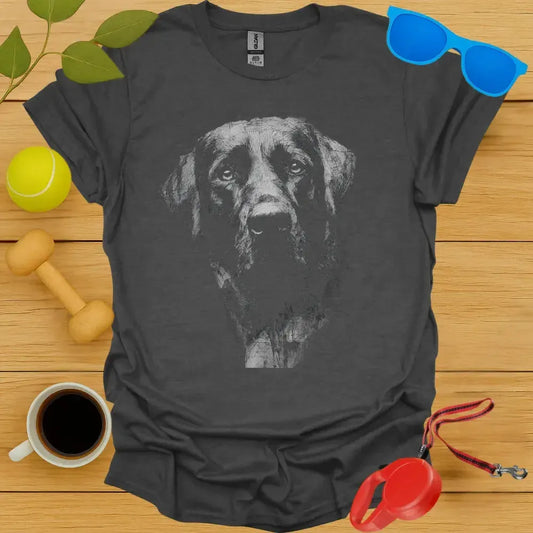 Labrador Retriever Portrait Sketch Tee