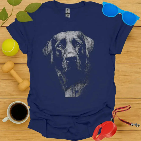 Labrador Retriever Portrait Sketch Tee