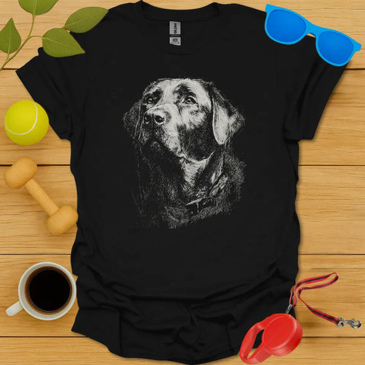 Labrador Retriever Sketch T Shirt