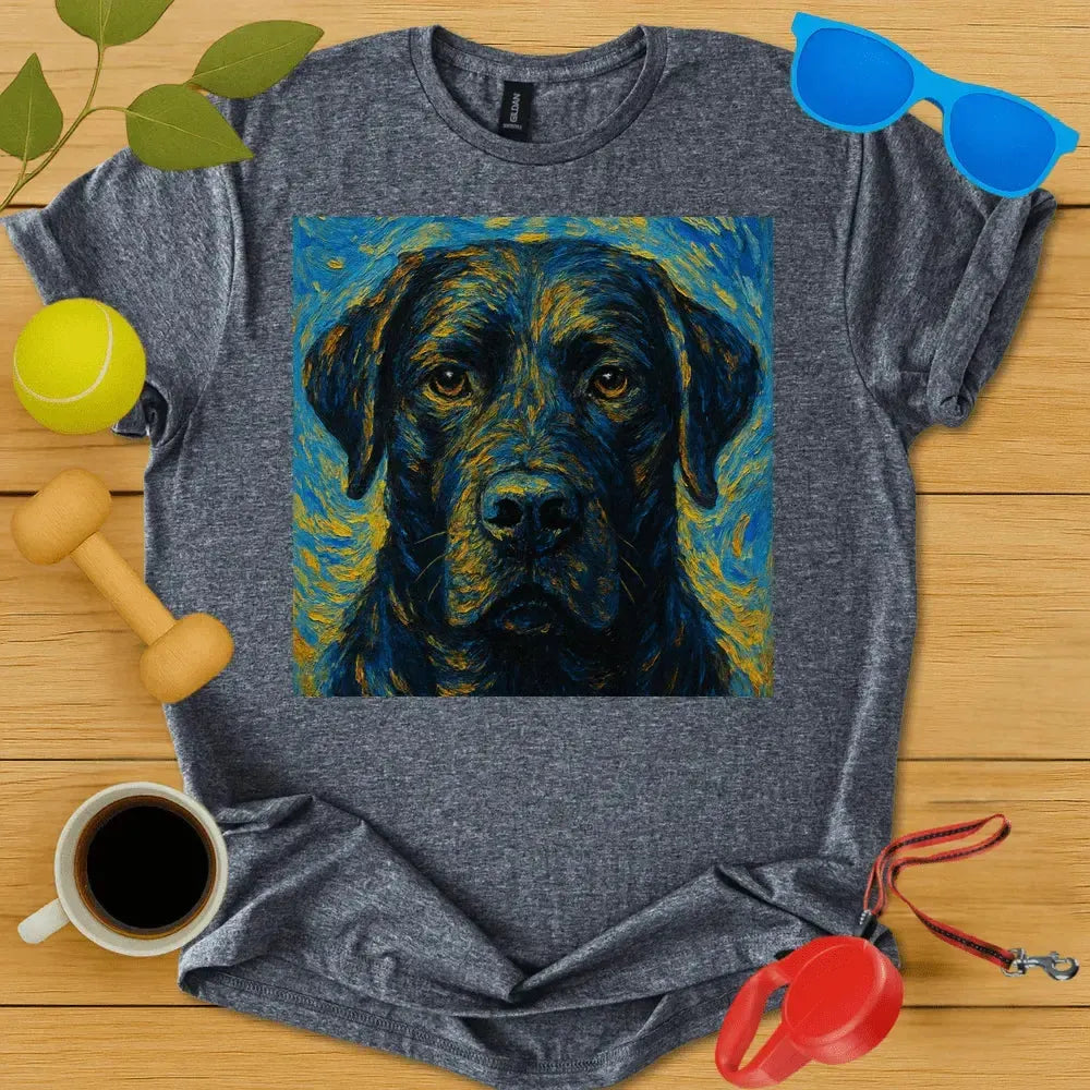 Labrador Retriever Van Gogh Tee
