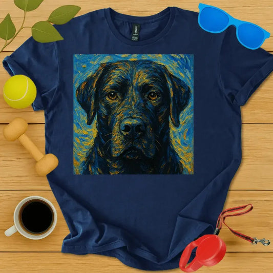 Labrador Retriever Van Gogh Tee