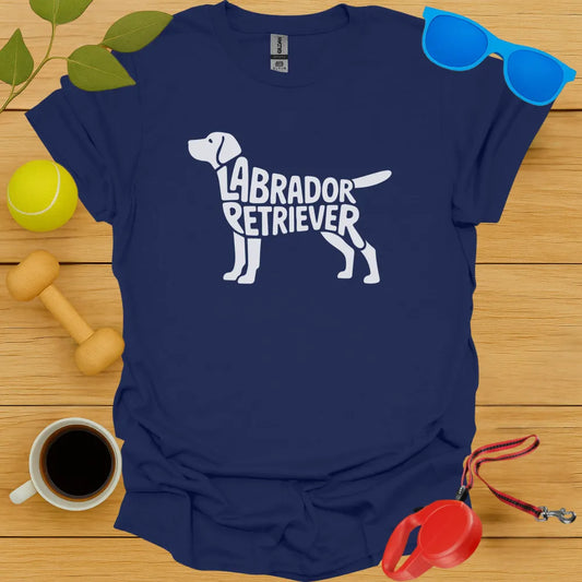 Labrador Retriver Typography Tee