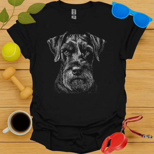 Miniature Schnauser Portrait Tee