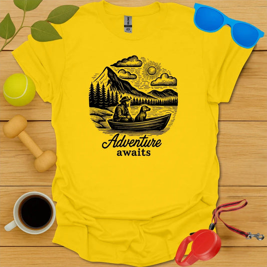 Outdoor Explorer Shirt | Adventure Awaits Dog Design - Daisy
