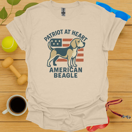 Patriot at Heart American Beagle T-shirt product type