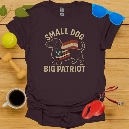 Small Dog Big Patriot Graphic T-shirt product type