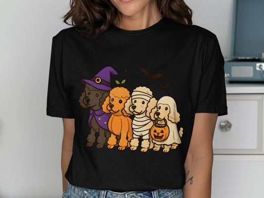 Halloween Theme Dogs in Costumes Graphic Shirt product type