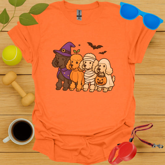 Halloween Costume Poodles Graphic Tee Shirt product type