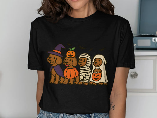 Adorable Halloween Dog Characters Graphic T-shirt product