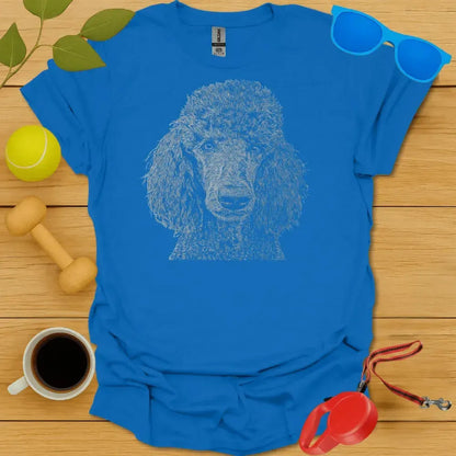 Poodle Monochrome Portrait Tee