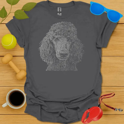 Poodle Monochrome Portrait Tee