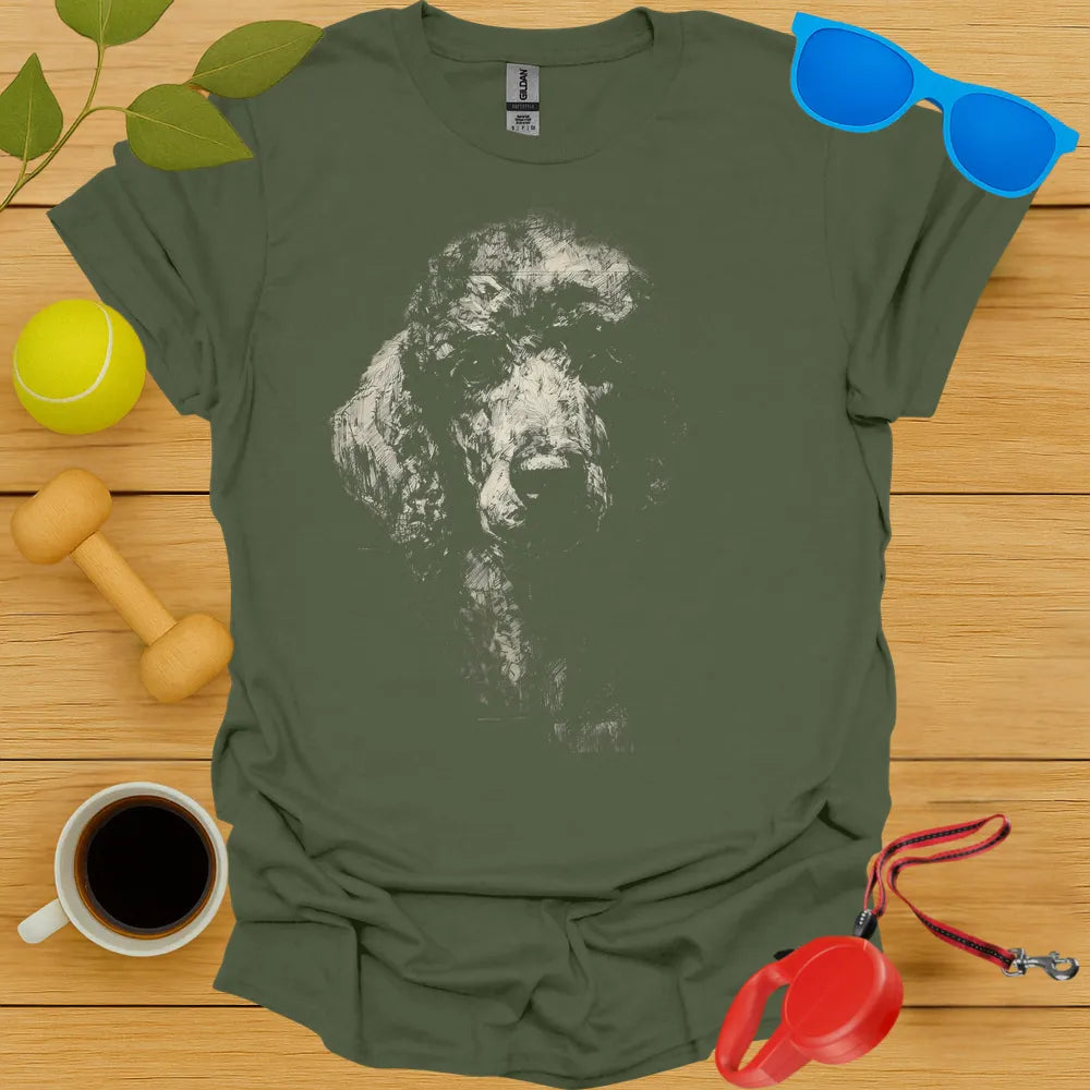 Poodle Sketch Tee