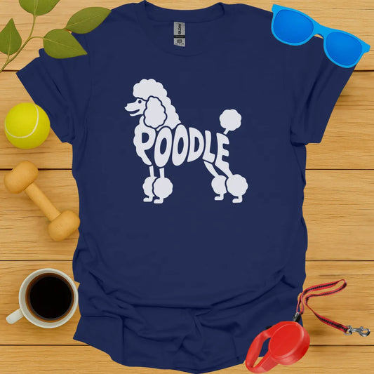 Poodle Typography Tee