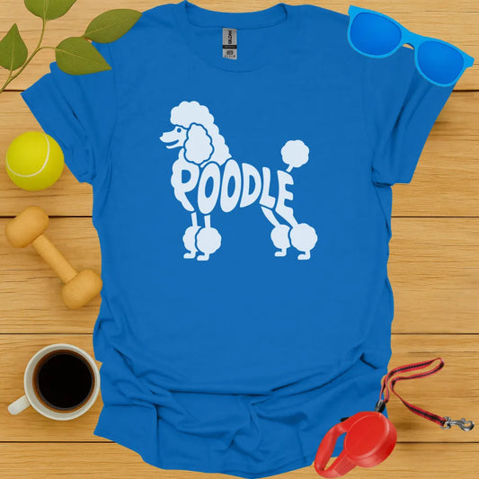 Poodle Typography Tee