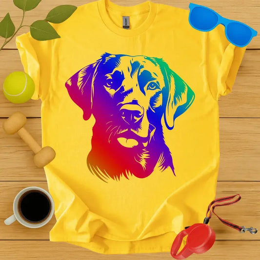 Rainbow Labrador Retriever Tee