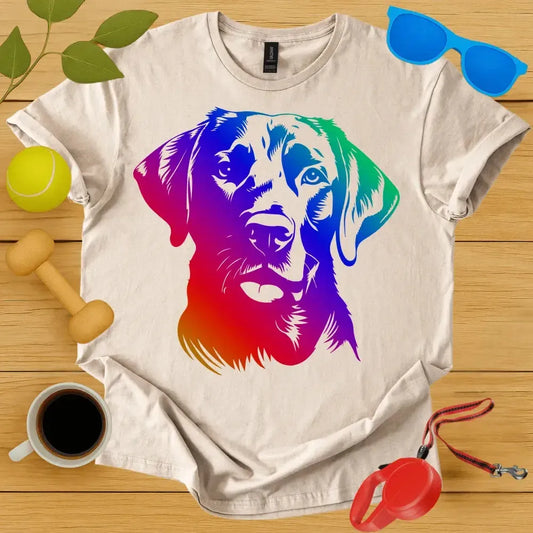 Rainbow Labrador Retriever Tee
